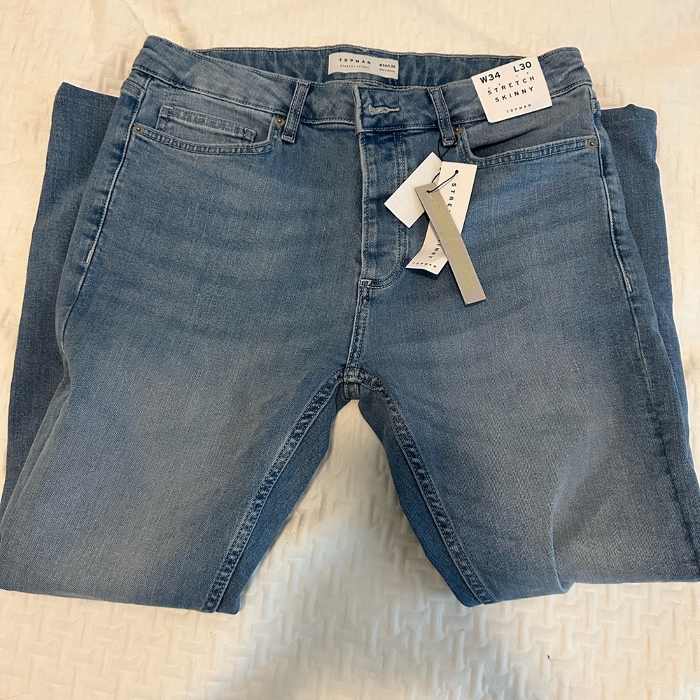 NWT Topman skinny jeans 34 30